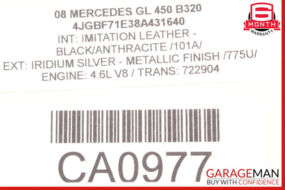 07-12 Mercedes X164 GL450 Rear Right And Left Seat Fold Control Switch OEM