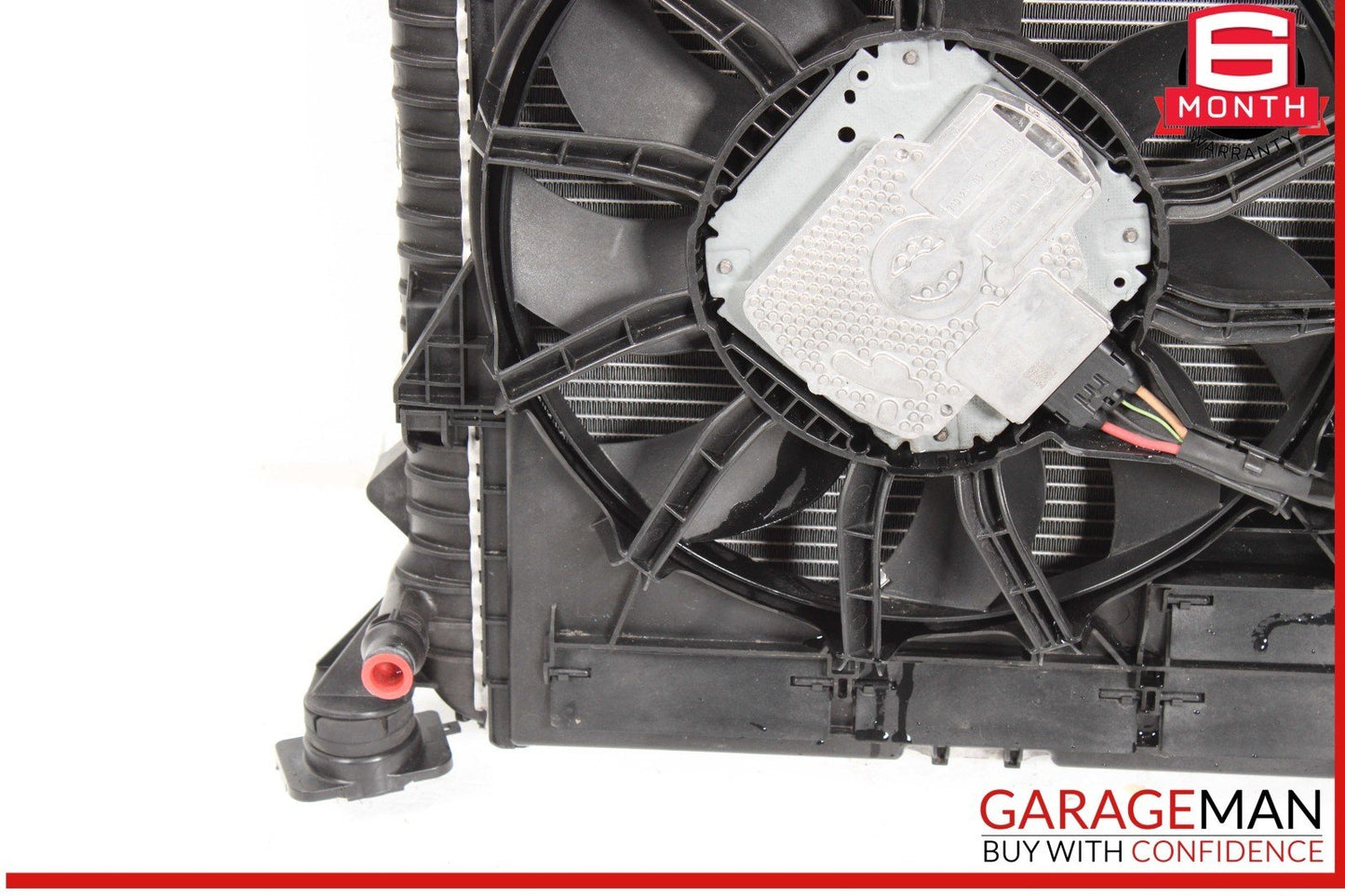 12-18 Audi A6 A7 Engine Radiator Condenser Cooler Fan Assembly OEM