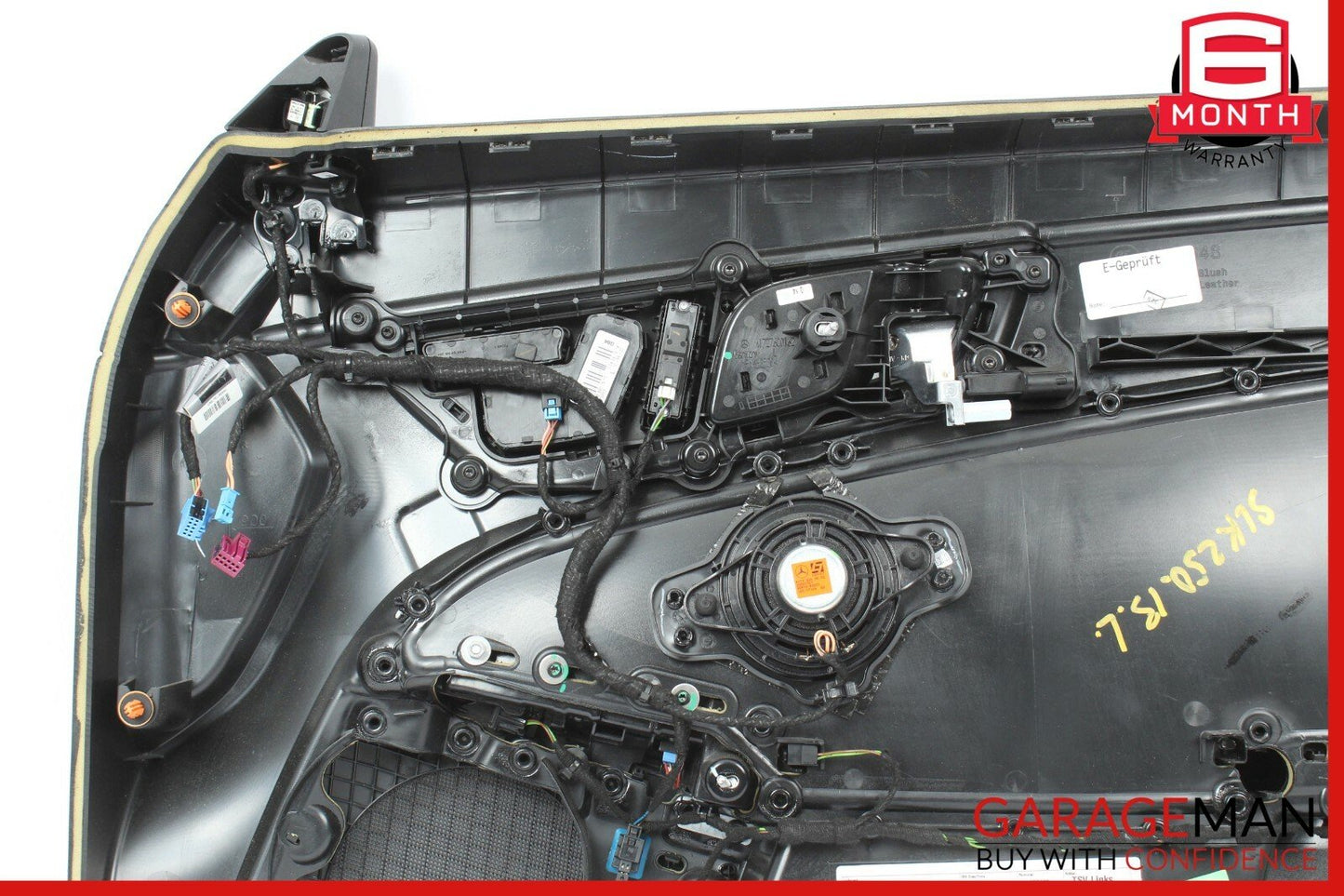 12-16 Mercedes R172 SLK250 Front Left Side Interior Door Panel Assembly Black