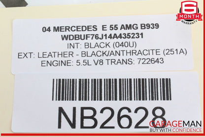 03-09 Mercedes W211 E55 AMG Front Right Side Door Control Module Unit