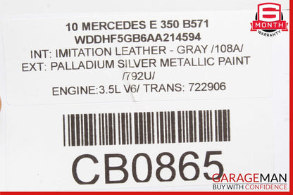 08-20 Mercedes W212 E350 C300 Seat Control Module Front Left Driver Side OEM