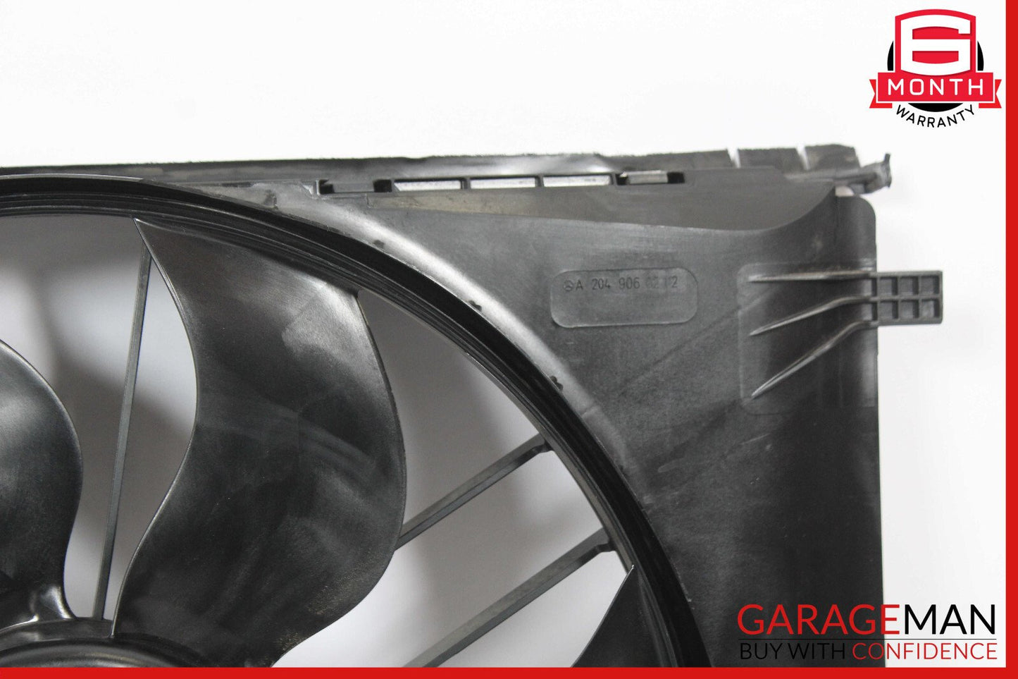 08-18 Mercedes SLK350 CLS400 C350 Engine Cooling Fan Shroud Motor Assembly