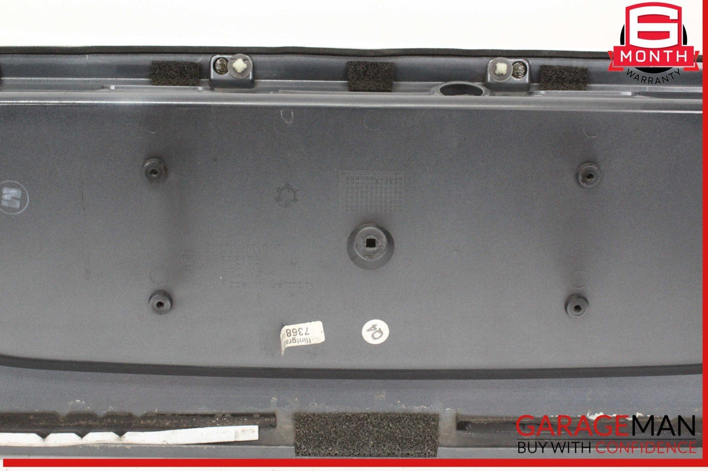 07-09 Mercedes W211 E350 Rear Trunk Lid Tailgate License Plate Panel Gray OEM