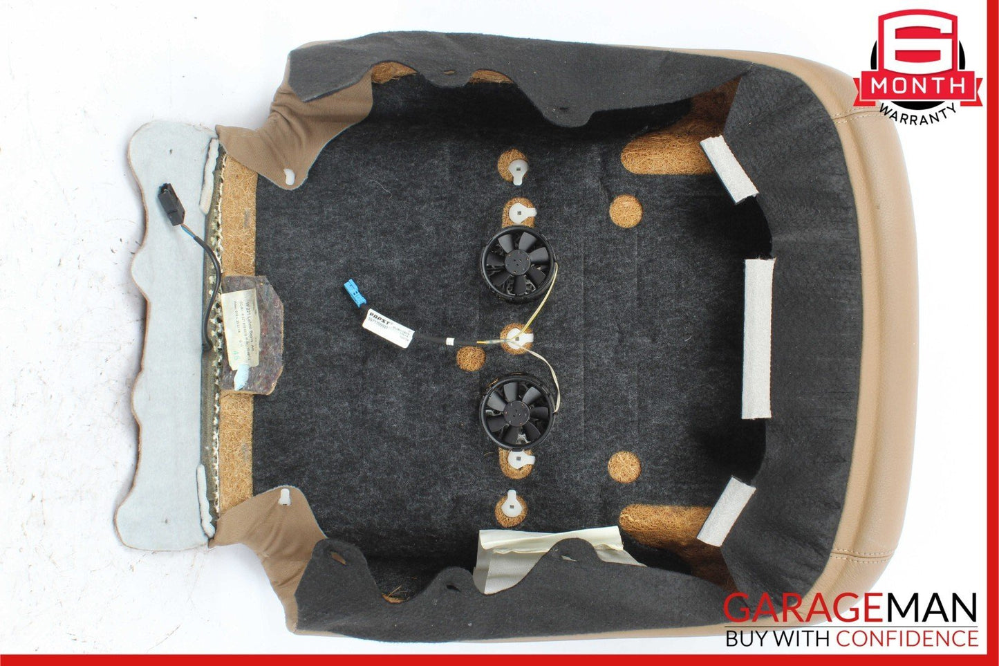 07-09 Mercedes W221 S450 S550 Front Right or Left Top Upper Seat Cushion Brown
