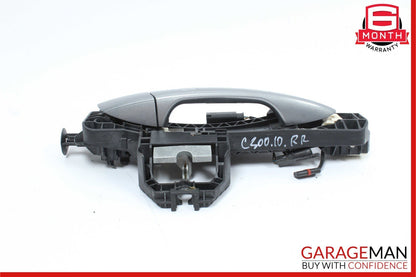 12-14 Mercedes W204 C300 Sedan Right Exterior Door Handle Palladium Silver