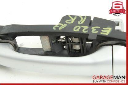 03-09 Mercedes W211 E63 AMG E320 Rear Right Side Exterior Door Handle Silver OEM