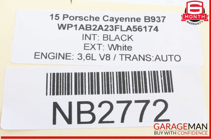 15-18 Porsche Cayenne 958 Rear Right Side Bumper Guide Mount Bracket 7P5807484B