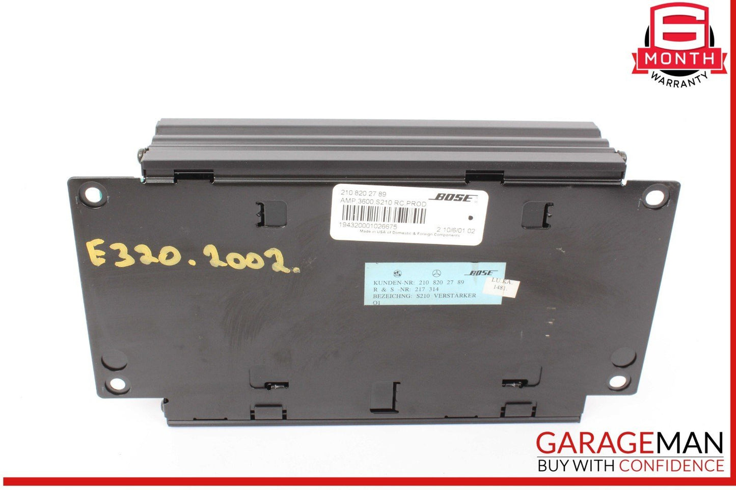 99-02 Mercedes W210 E320 Bose Amp Amplifier Control Module Unit OEM