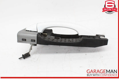 09-16 Audi A4 A5 Front Left Driver Side Exterior Door Handle White 8T1837885A