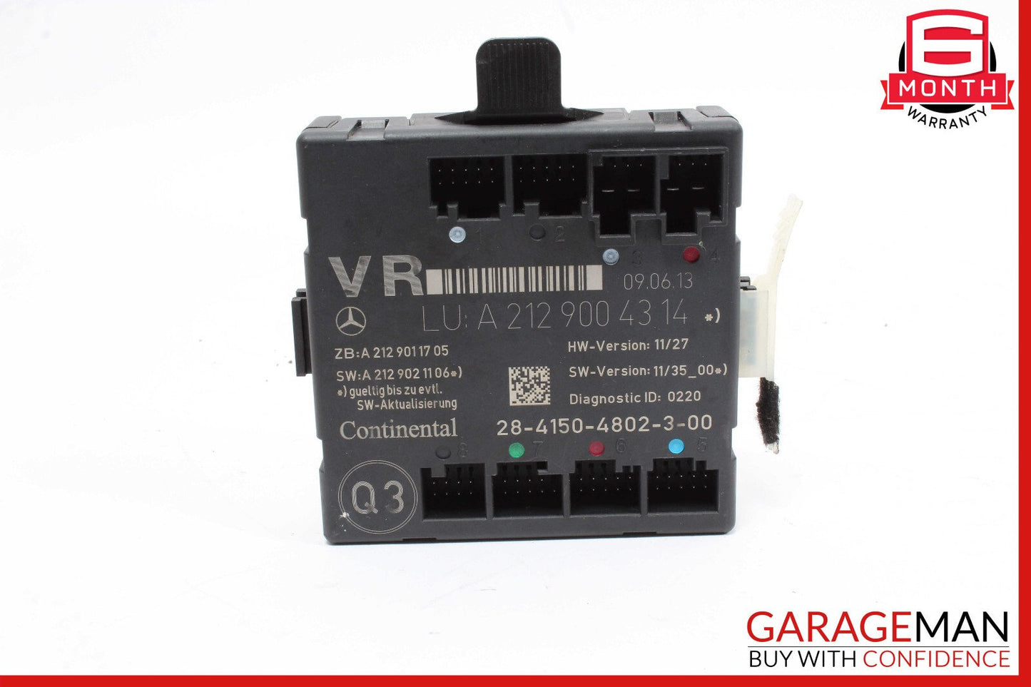 08-18 Mercedes W218 CLS550 C300 SLK250 Front Right Side Door Control Module Unit