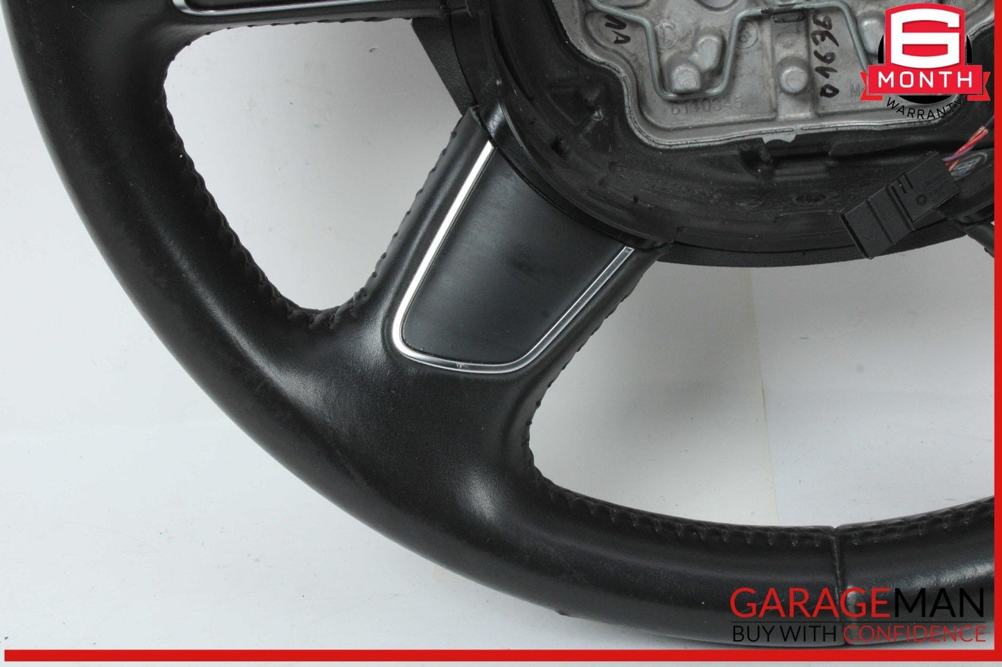 12-18 Audi S6 A7 Front Left Driver Side Steering Wheel Black 4G0419091M OEM