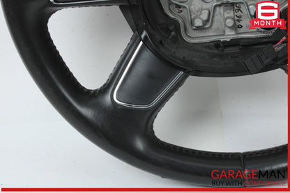 12-18 Audi S6 A7 Front Left Driver Side Steering Wheel Black 4G0419091M OEM