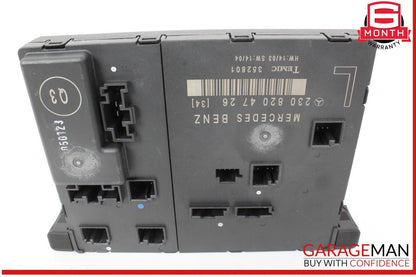 03-12 Mercedes R230 SL500 SL55 AMG Front Left Door Control Module 2308204726 OEM