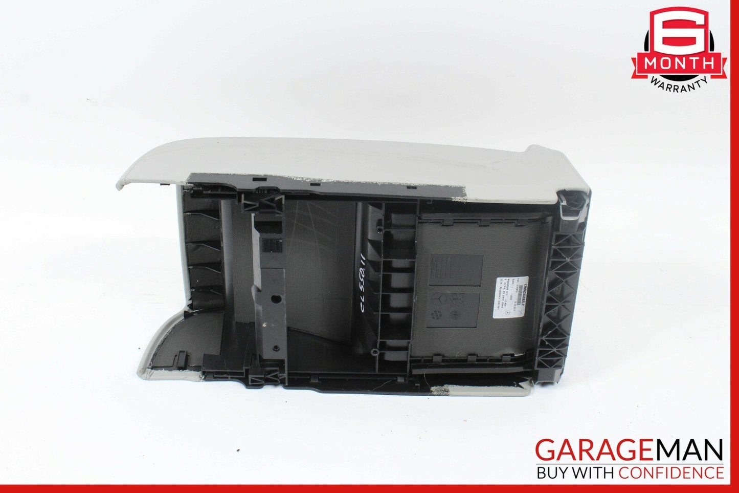07-14 Mercedes W216 CL550 CL63 AMG Rear Center Console Storage Compartment Grey
