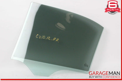 08-14 Mercedes W204 C250 C300 C350 Rear Right Side Door Window Auto Glass OEM
