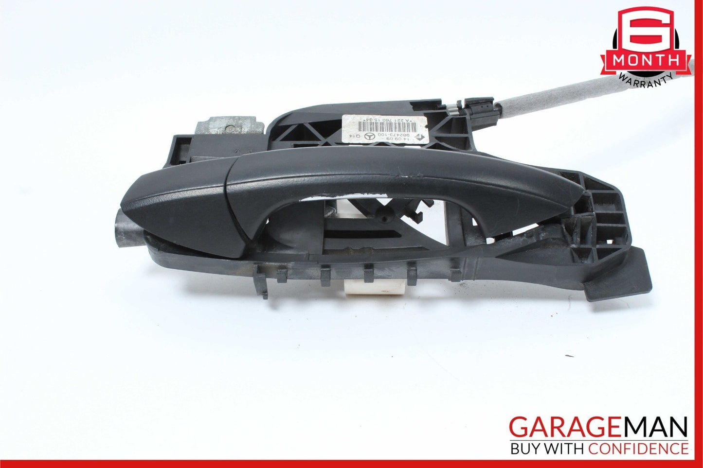 07-13 Mercedes W221 S550 Rear Left Driver Side Exterior Door Handle Black OEM