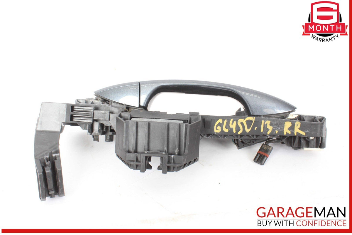 12-16 Mercedes X166 GL450 Right Passenger Side Exterior Door Handle Gray OEM