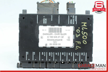 98-05 Mercedes W163 ML430 ML500 Front Right or Left Side Seat Control Module OEM