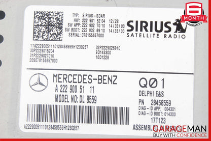 15-20 Mercedes W205 C300 S550 Satellite Radio Receiver Control Module Unit OEM
