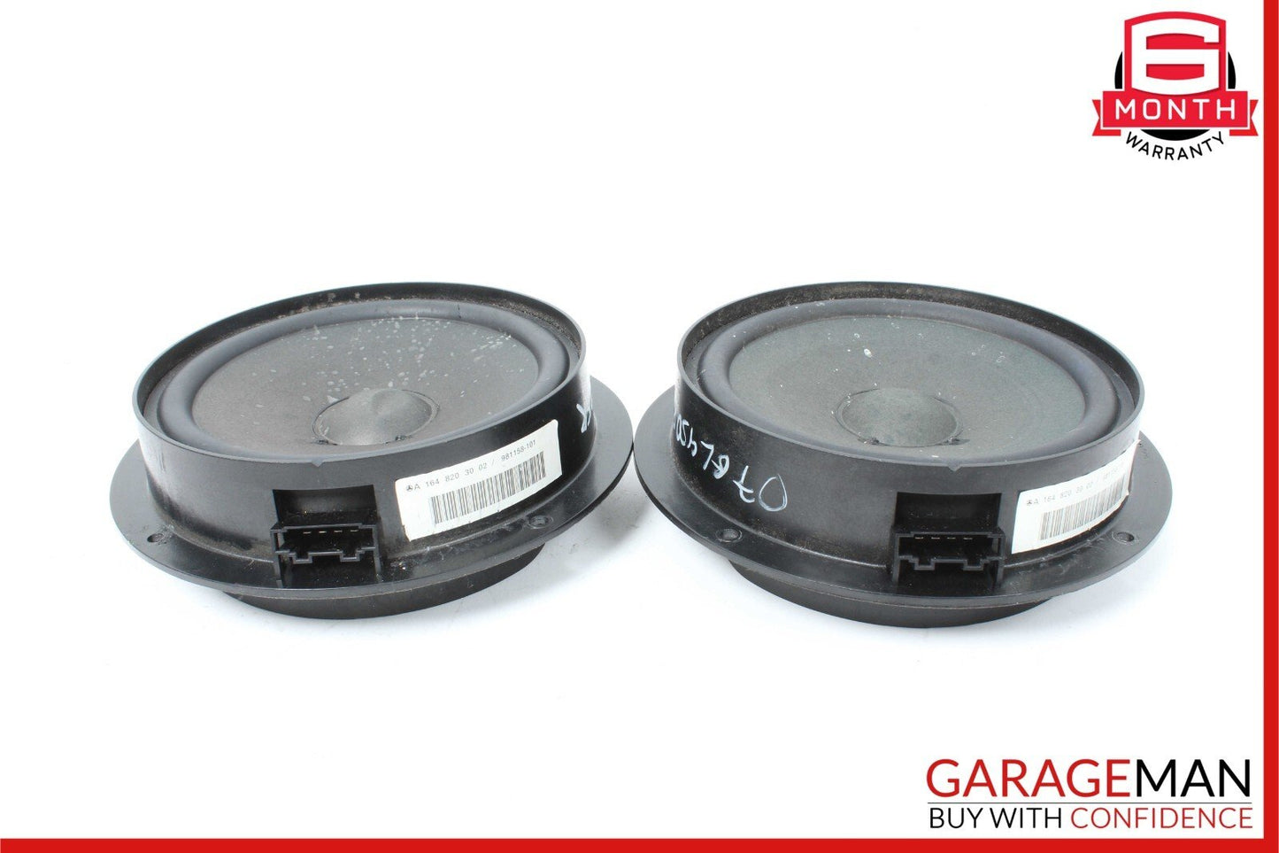 06-12 Mercedes GL450 ML350 GL550 Right & Left Door Sound Audio Speaker Set of 2