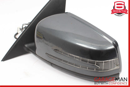 12-14 Mercedes W204 C250 Front Left Side Mirror Door Rear View Glass Blue OEM