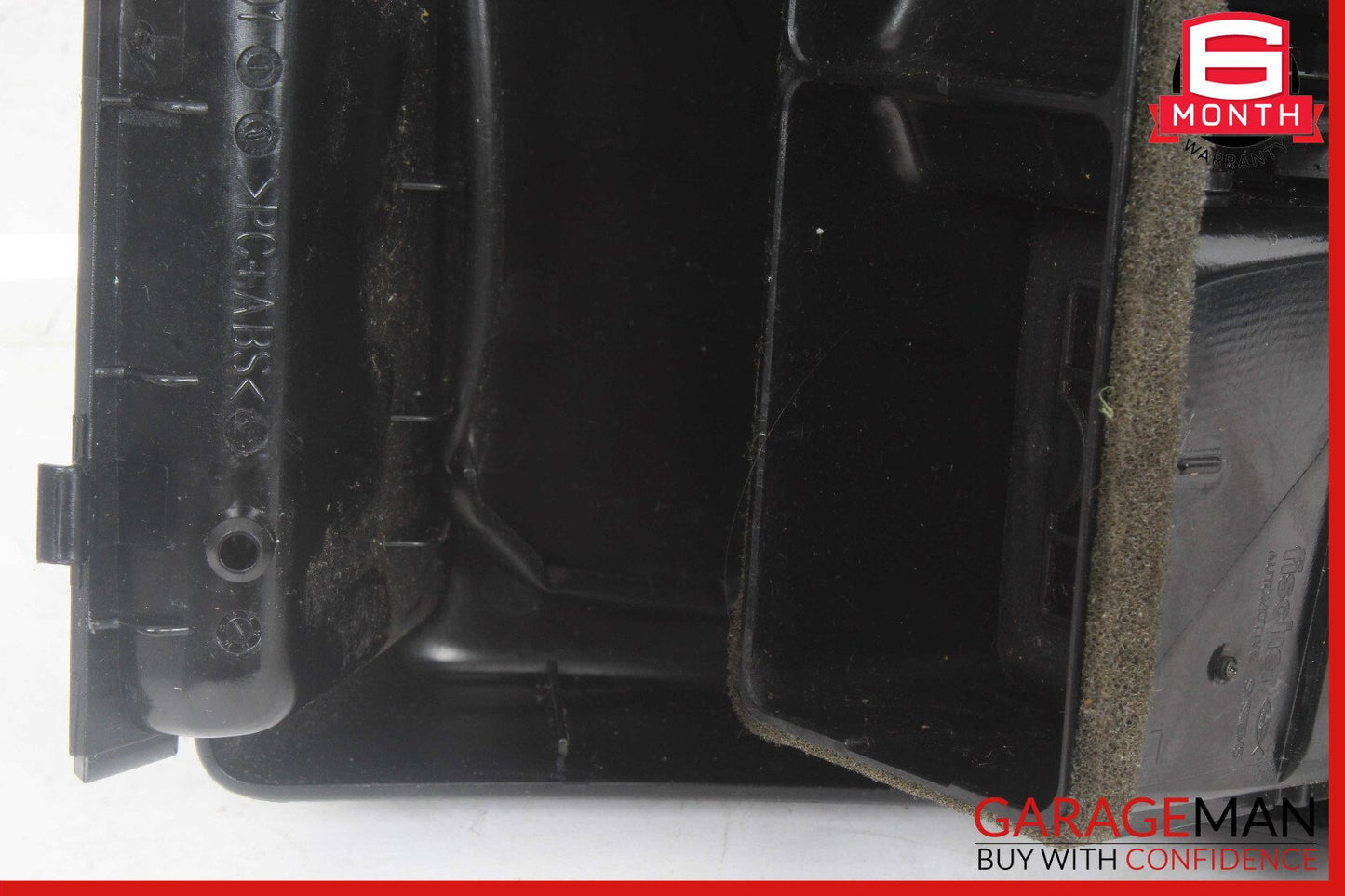 08-17 Mercedes W204 C280 E350 Rear Center Console AC Air Vent Trim Black OEM