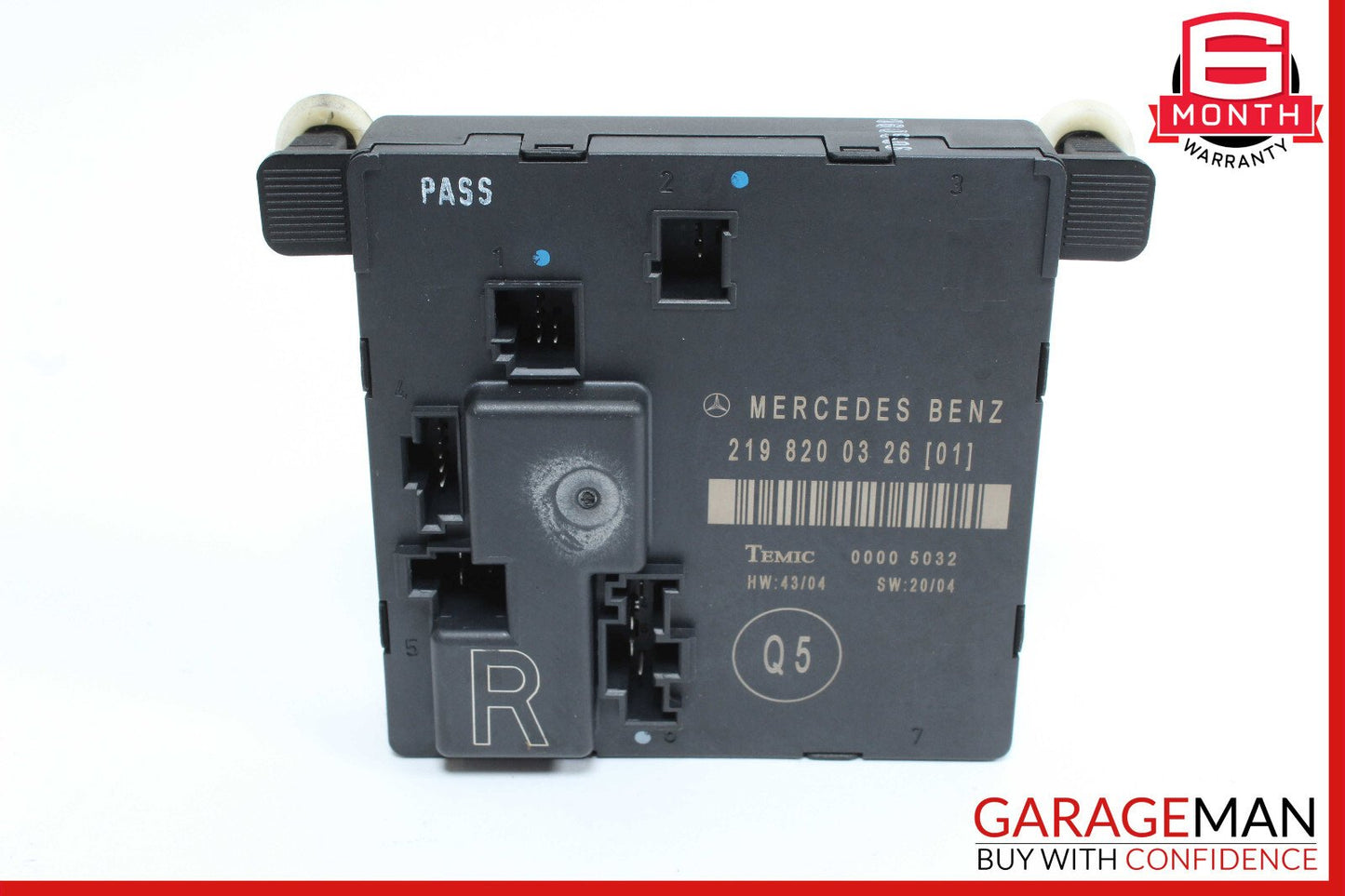 06-11 Mercedes W219 CLS500 CLS55 Rear Right Door Control Module 2198200326 OEM