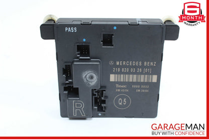 06-11 Mercedes W219 CLS500 CLS55 Rear Right Door Control Module 2198200326 OEM