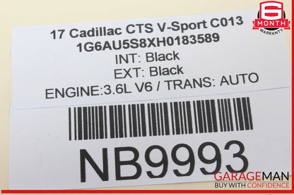 14-19 Cadillac CTS V-Sport Rear Back Up Reverse Parking Camera 23366321 OEM