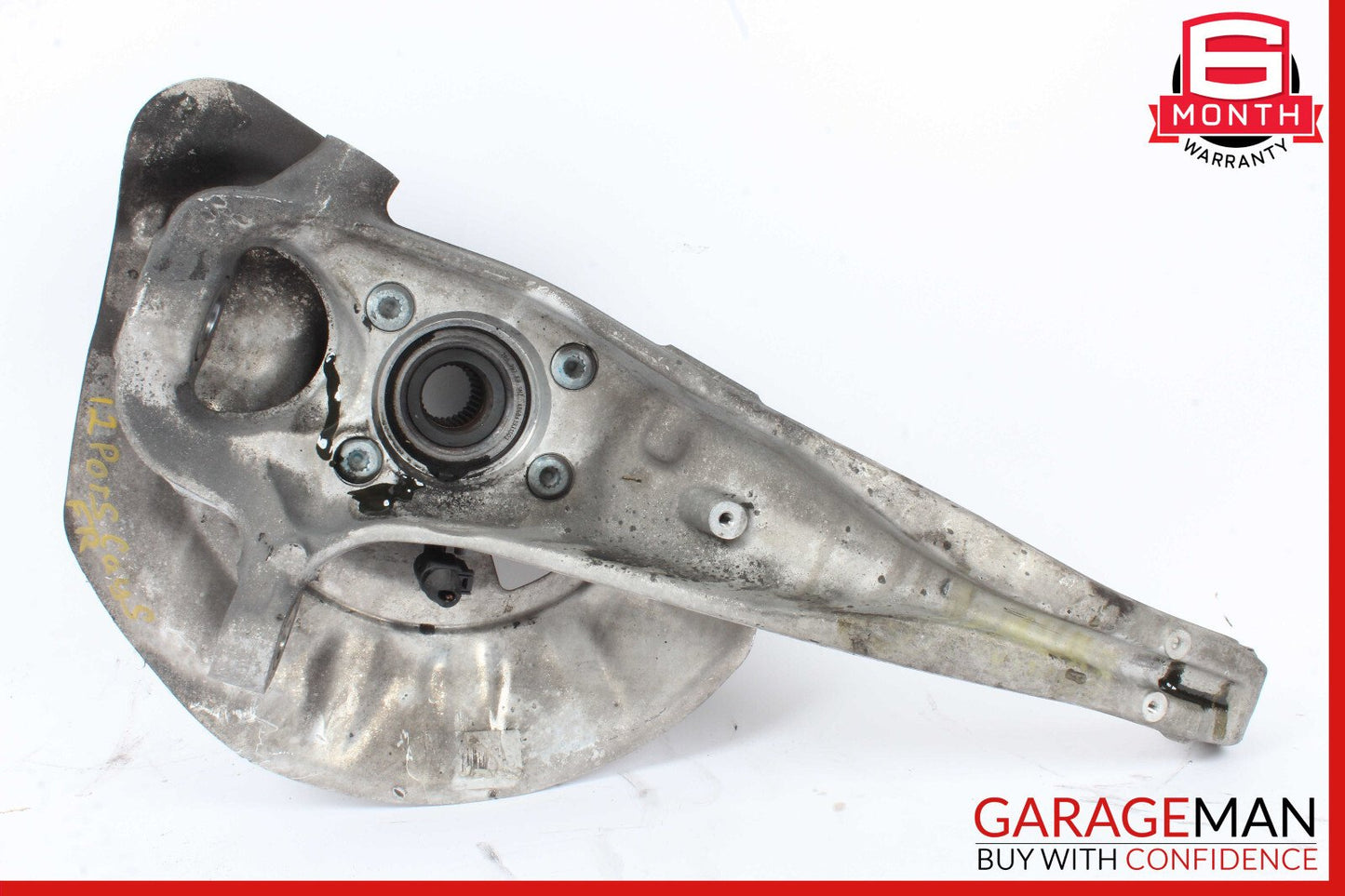 11-18 Porsche Cayenne 958 S Front Right Spindle Knuckle Hub Bearing OEM