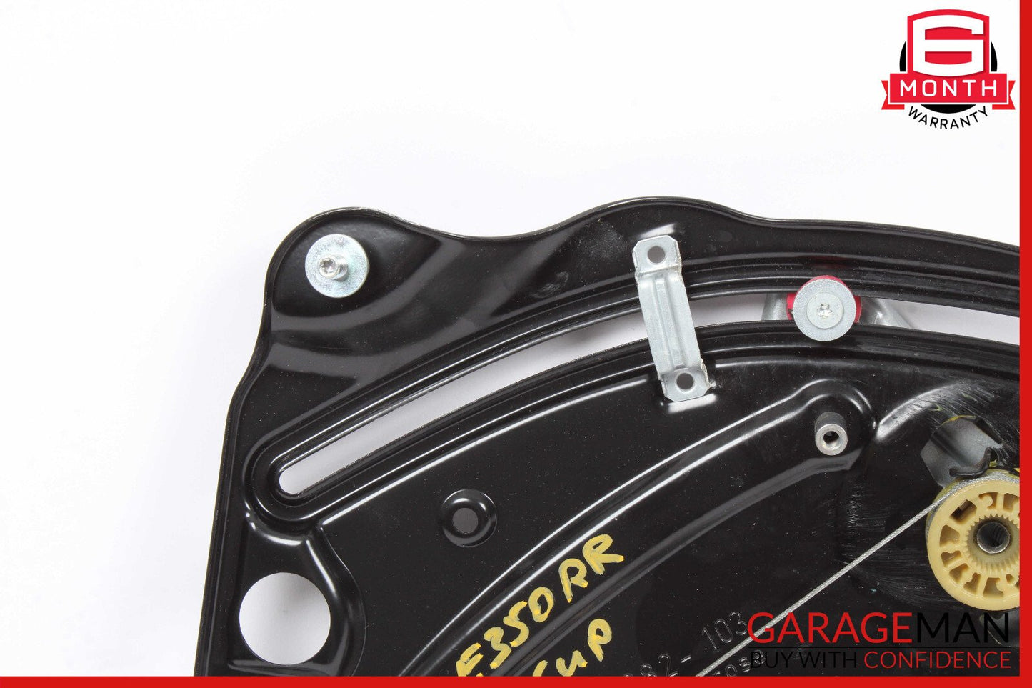 10-17 Mercedes W207 E350 Coupe Rear Right Door Window Regulator Frame w/o Motor