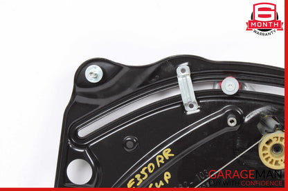 10-17 Mercedes W207 E350 Coupe Rear Right Door Window Regulator Frame w/o Motor