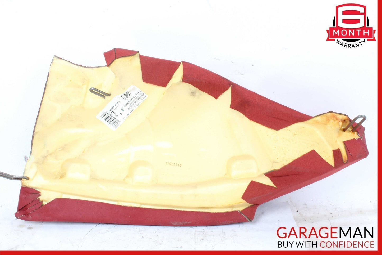 17-22 Alfa Romeo Giulia Rear Right Side Seat Bolster Cushion Red OEM