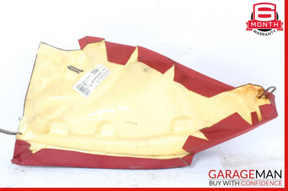 17-22 Alfa Romeo Giulia Rear Right Side Seat Bolster Cushion Red OEM