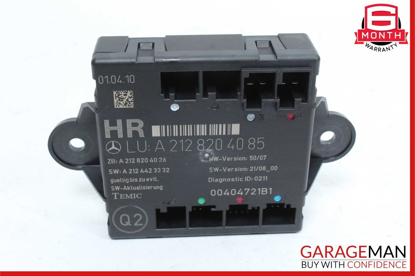 08-18 Mercedes X204 GLK350 E350 CLS550 Rear Right Side Door Control Module OEM