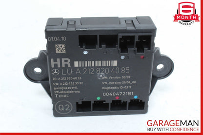 08-18 Mercedes X204 GLK350 E350 CLS550 Rear Right Side Door Control Module OEM