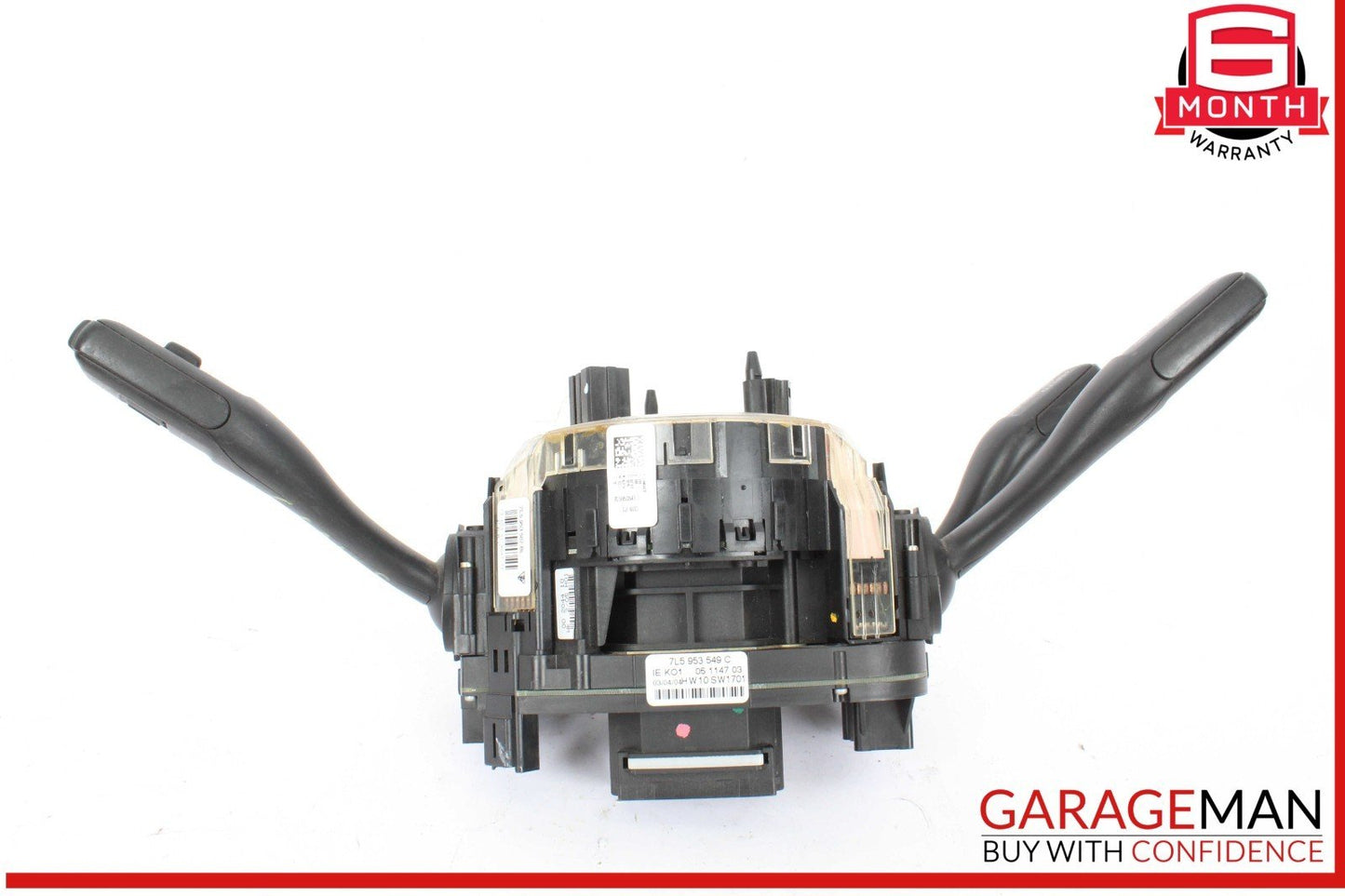 03-10 Porsche Cayenne 955 Steering Column Control Switches Assembly Black OEM