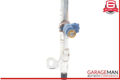 03-06 Porsche Cayenne 955 Fuel Injection Rail Fuel Pipe w/ Injectors OEM