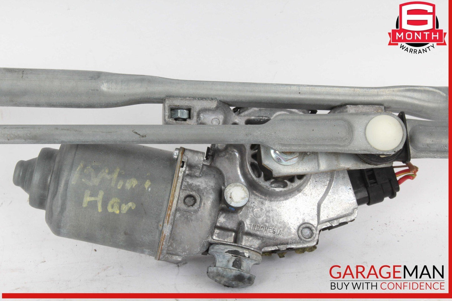 14-19 Mini Cooper Front Windshield Wiper Transmission Linkage Motor OEM