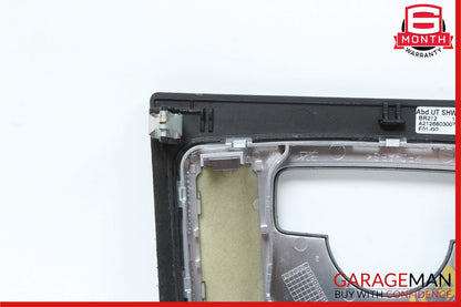 10-13 Mercedes W212 E350 E250 E550 Center Console Switch Trim Cover Bezel Wood