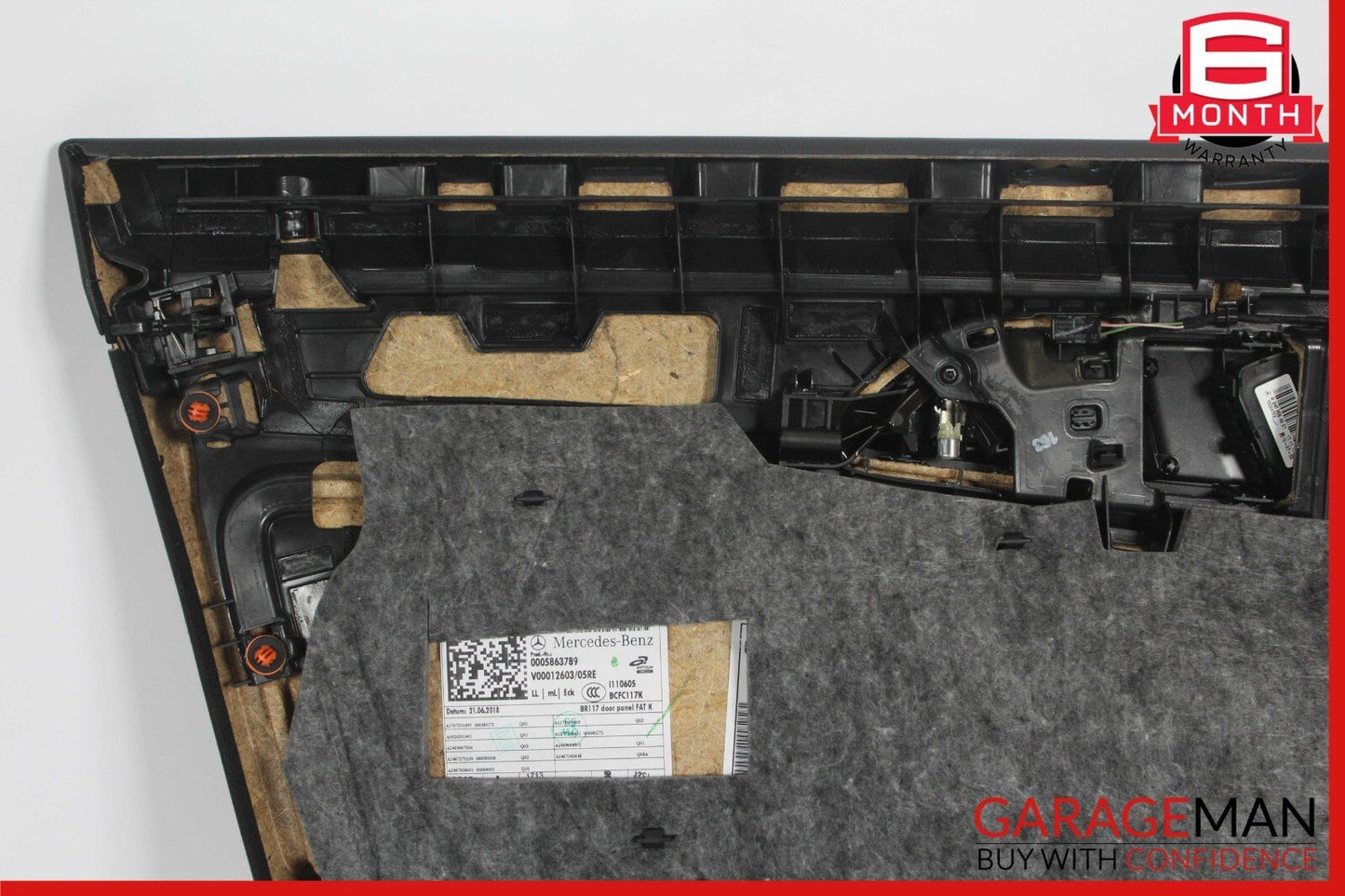 14-19 Mercedes W117 CLA250 Front Right Side Interior Door Trim Panel Cover Assy