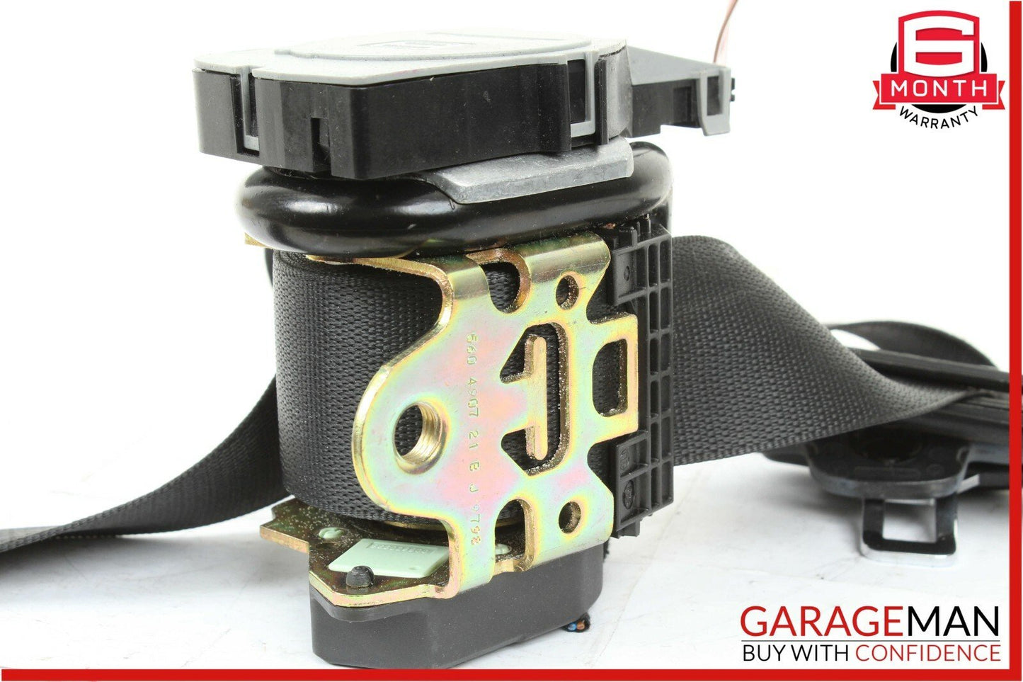 98-03 Mercedes W208 CLK320 Front Right Seatbelt Seat Belt Retractor Black OEM