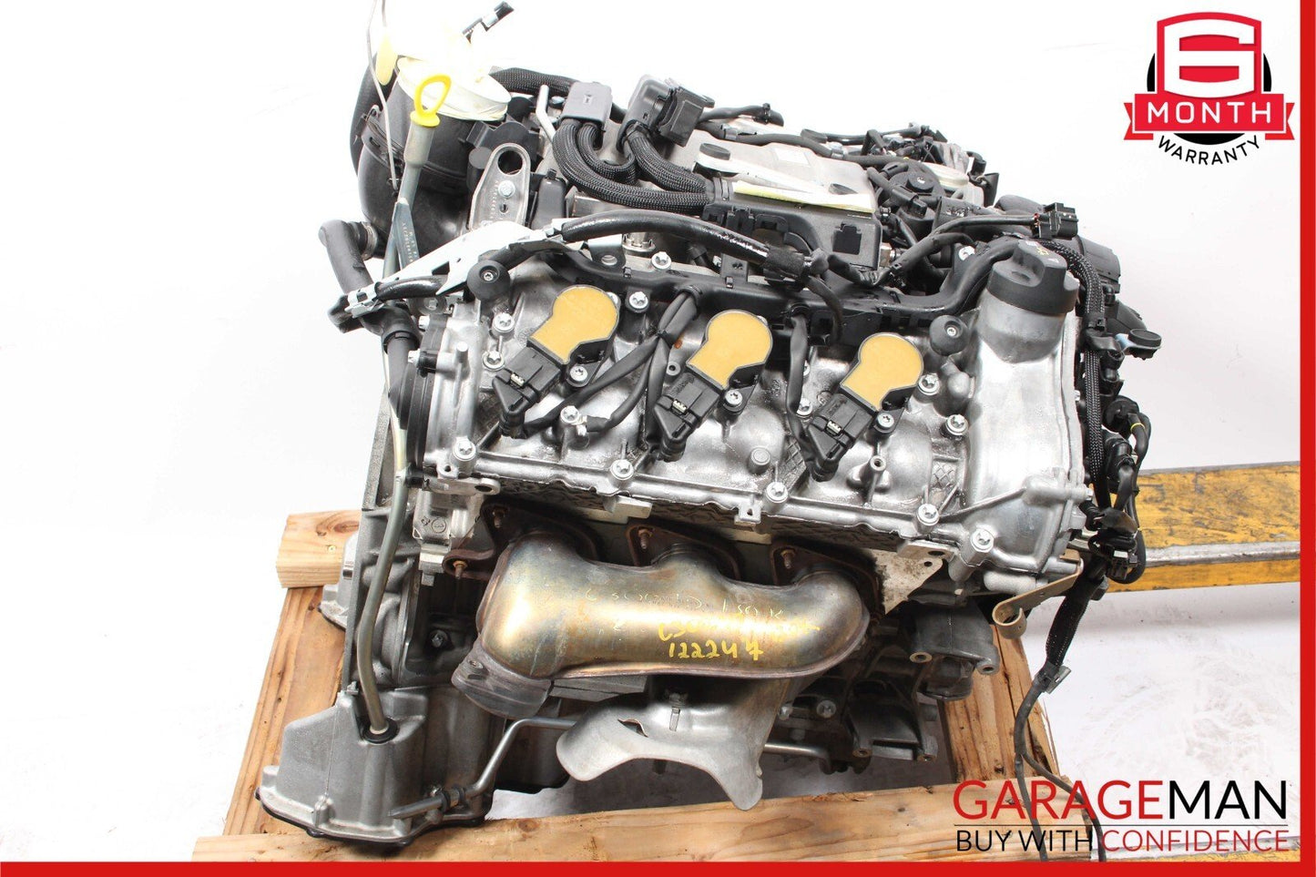 08-11 Mercedes W204 C300 Engine Motor Block Assembly 3.0L V6 M272 RWD 130k