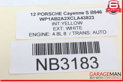 11-18 Porsche Cayenne S 958 Front Left Side Door Window Regulator Motor Unit OEM