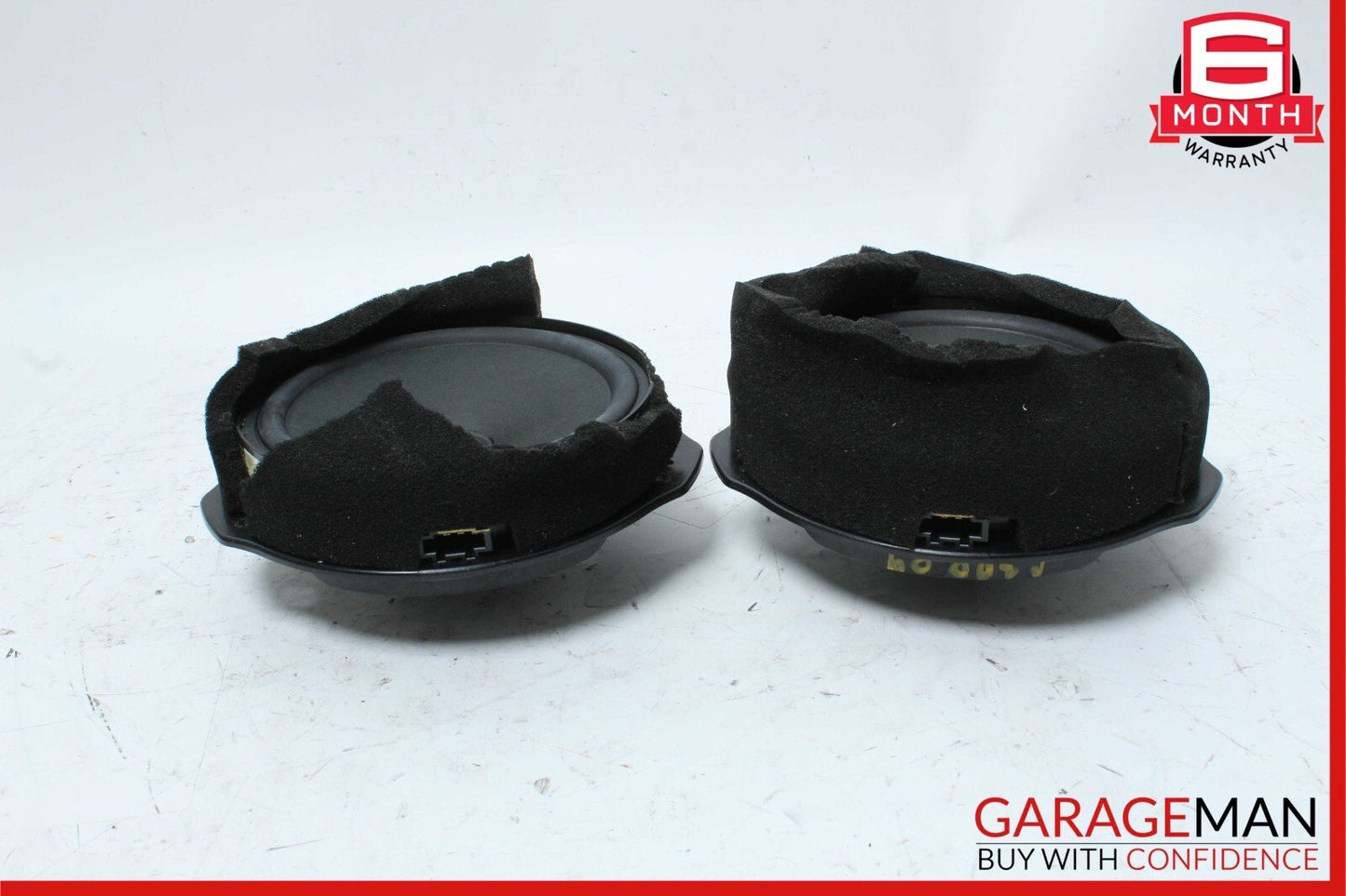08-14 Mercedes W204 C300 Front Right & Left Side Door Sound Speaker Set of 2 Pc