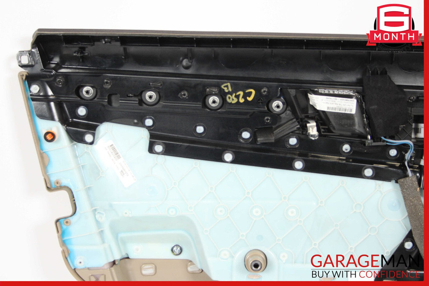 08-14 Mercedes W204 C250 C300 Front Right Side Interior Door Panel Cover Wood
