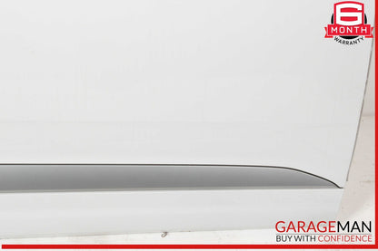 17-19 Audi Q7 Front Right Passenger Side Door Shell White OEM