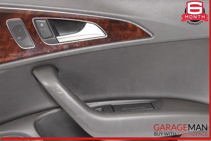 12-18 Audi A6 Rear Right Side Interior Door Trim Panel Cover Assembly OEM