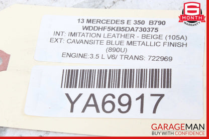 10-16 Mercedes W212 E350 E550 Front Left Top Upper Control Arm OEM