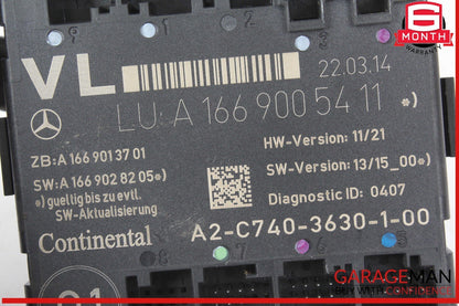 12-20 Mercedes W117 CLA45 AMG Front Left Side Door Control Module Unit